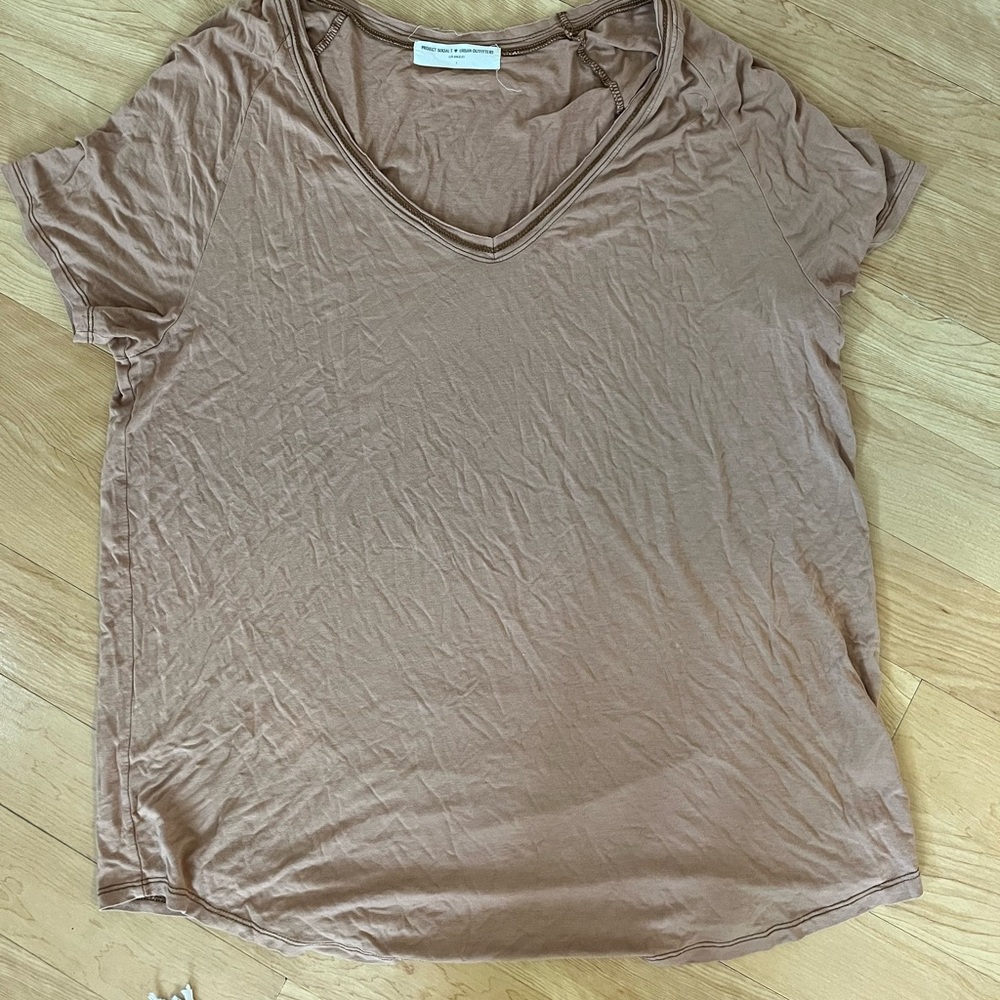 Urban Outfitters Oversized Tan Shirt